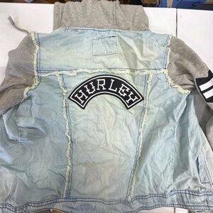 Super cool juniors denim Hurley jacket - size small